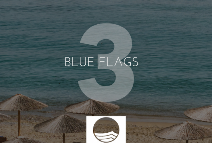 3 Blue Flags for beachfront Enorme Hotels