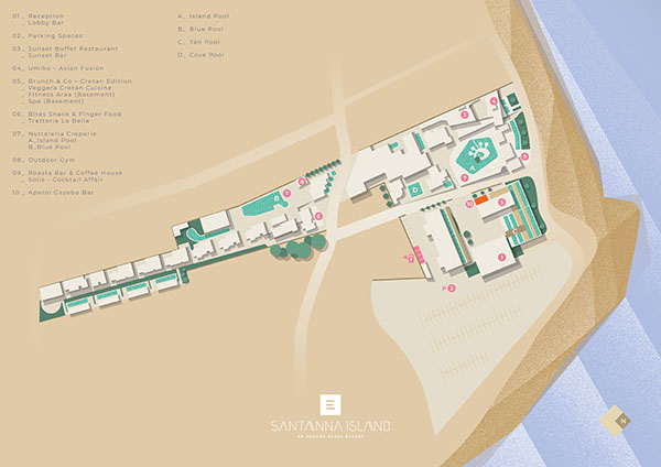 Enorme Santanna Island Map